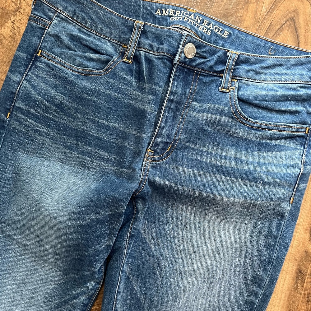 American Eagle Outfitters Blue Women's Jeggings - Picture 2 of 6